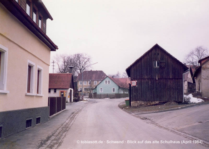 Schwand - altes Schulhaus 1984